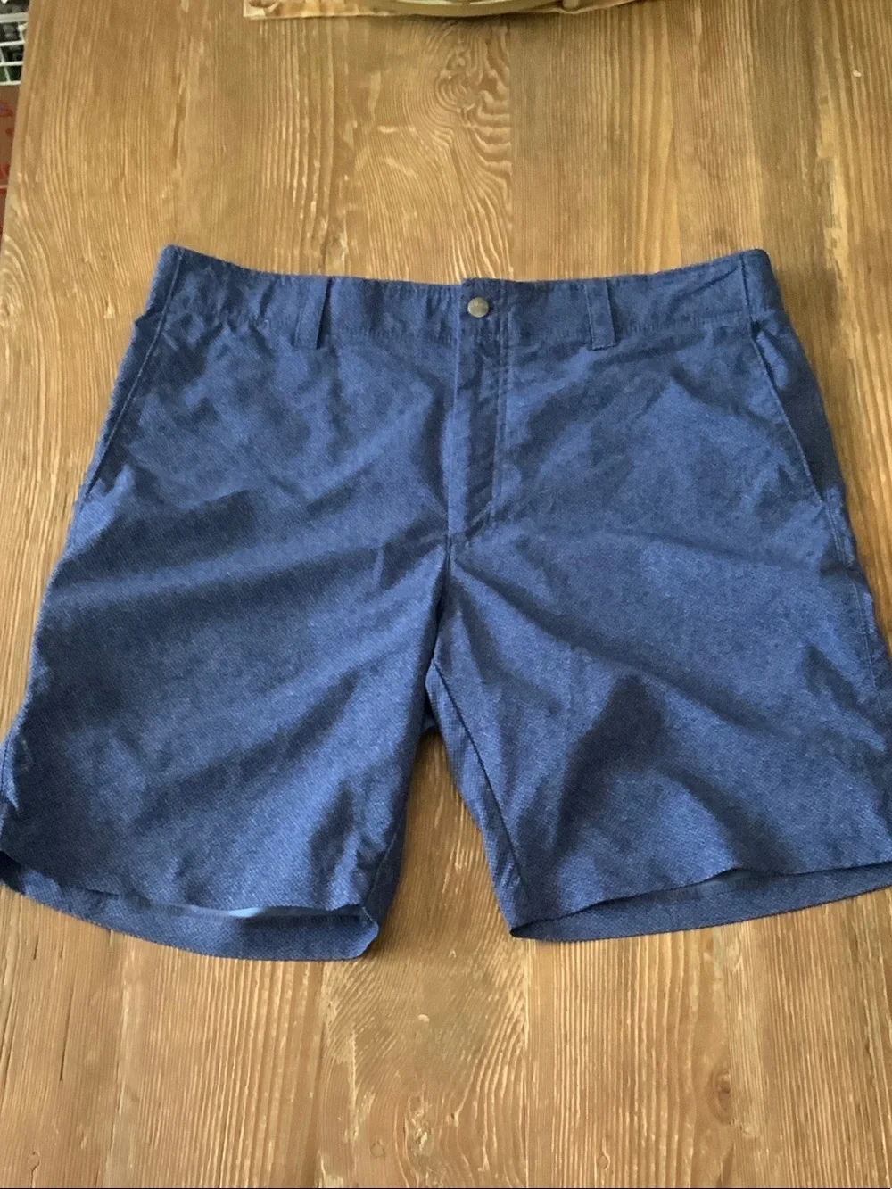 Callaway Men's Dark Blue Flat Front Performance Shorts 36 tall